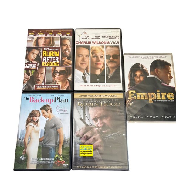 Set Of 5 DVD Movies/TV series Entertainment Lot ..Empire, Robin Hood... - Picture 2 of 2